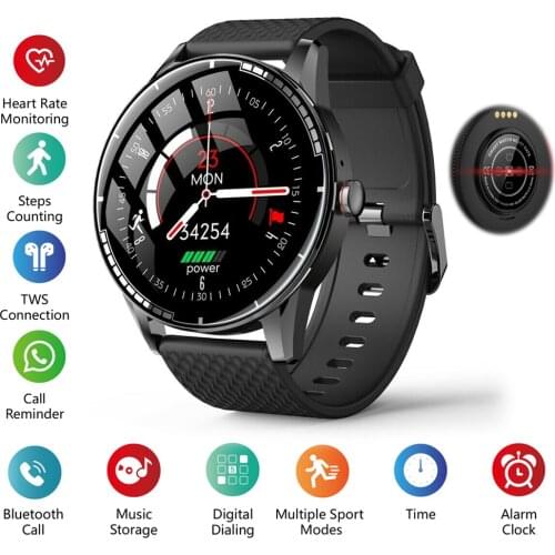 H6 Music Player Multi-Sport Smart Watch Heart Rate Monitoring with Bluetooth Smart Call Function Tws Link Watch for Android IOS