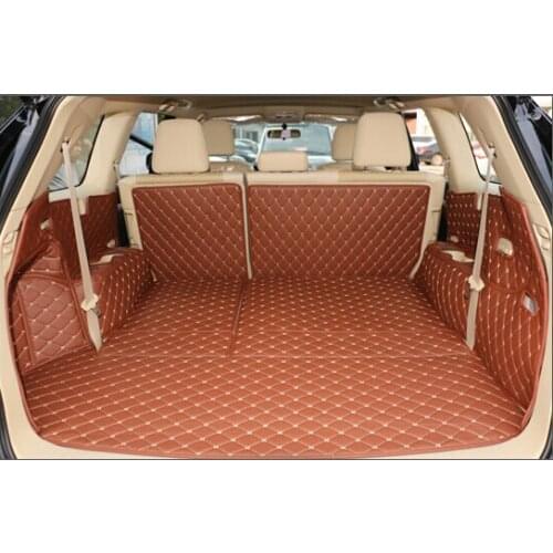 Good mats Special trunk mats for Toyota Highlander 7 seats -2015 cargo liner boot carpets for Highlander styling