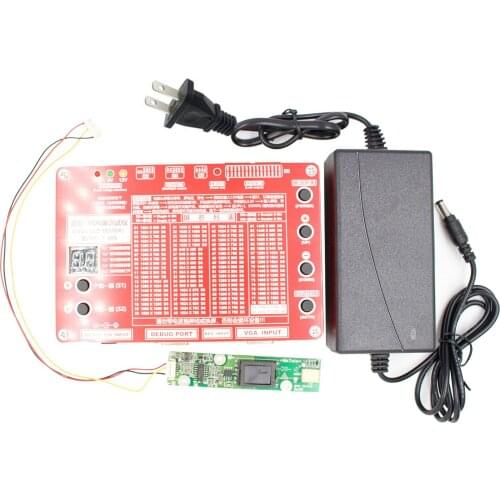 Laptop TV/LCD/LED Test Tool,LCD Panel Tester ,Support 7 -84" w/ Lvds Interface Cables & Inverter & High-pressure Board