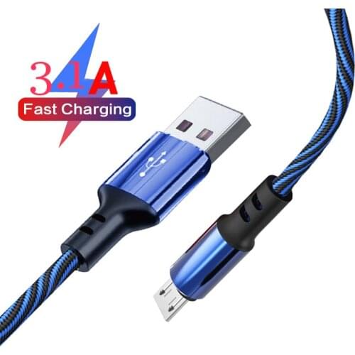Micro USB Cable Fast Charging 3A Micro Usb Cord For Samsung S7 Xiaomi Redmi Note 5 Pro Huawei Android Phone cable Micro USB Cord
