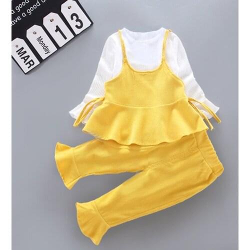 Girls Clothing Set Autumn Sring Skirt+T-shirt+Kids Pants 3 Pcs Kids Sport Suit Girls Clothing Sets Fashion princess dress Suits