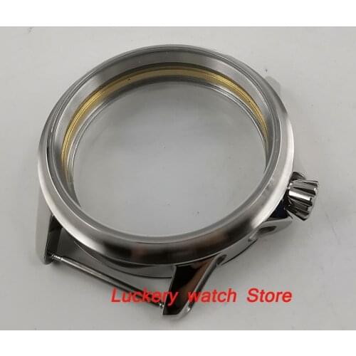 45mm stainless steel case fit ST3600 st3620 ETA6498 hand winding movement-BK21