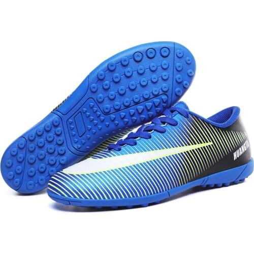 Unisex Sneaker Shoes Man Women Kids Non-Slip Cushioning Comfortable Sports Soccer Shoes Training Football Breathable Sports Shoe
