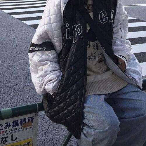 Bomber Jacket Women Vintage Winter Parka Warm Thick Coat Short Baseball Jackets Korea Streetwear Harajuku Outerwear Oversized