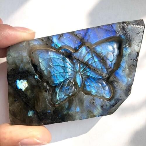 Labradorite Carved Animals Natural Stones Quartz Minerals Crystals Healing Reiki Gemstones Home Decoration