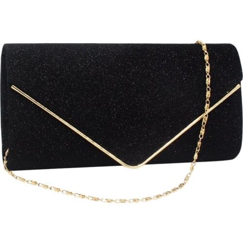 Fashion Women Evening Bags Sequins Ladies Clutch Purse Shoulder Chain Wedding Party Handbag Bag purses and handbags designer bag
