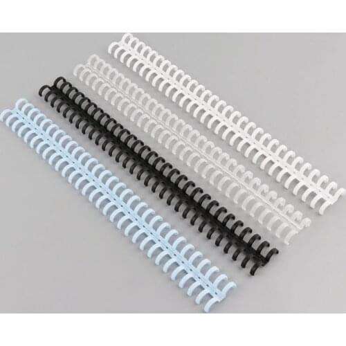 30 Holes Plastic Binder Spiral Circles Ring Loose-leaf Paper Book Scrapbook Album Binding A4 Notebook Supplies