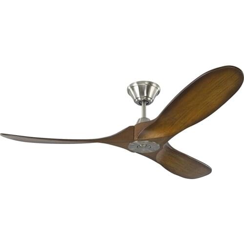 52" 60" Outdoor/Indoor Ceiling Fan with Remote Control Energy DC Motor 3 Solid Wood Blades
