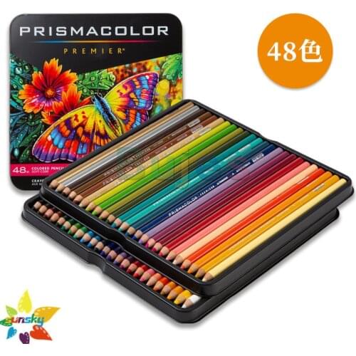 Prismacolor Premier Soft Core 48 Colored Pencil Set Prismacolour Tin