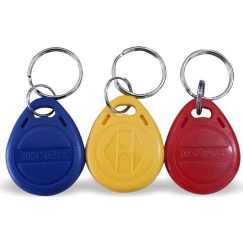 125KHz RFID keyfob proximity ABS key tags for access control with TK4100/EM 4100 chip