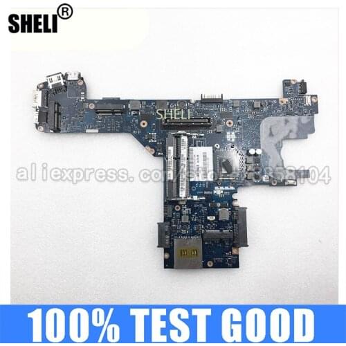SHELI for DELL E6320 Laptop Motherboard Mainboard with I5-2520m CPU LA-6611P 0TXVMX TXVMX100% Tested Fast Ship DDR3 Inspiron