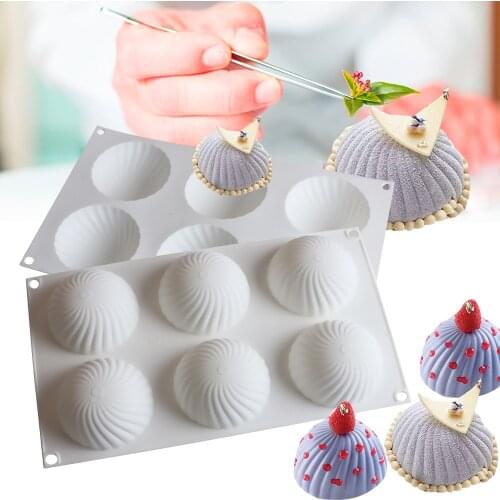 Ball Sphere Silicone Mold For Cake Pastry Baking Chocolate Candy Fondant Bakeware Round Shape Dessert Mould DIY Decorating