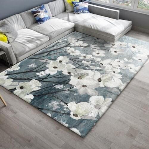 Nordic Carpet Living Room Floor Mats Light Luxury Modern Coffee Table Blanket Simple Home Bedroom Carpet Customization