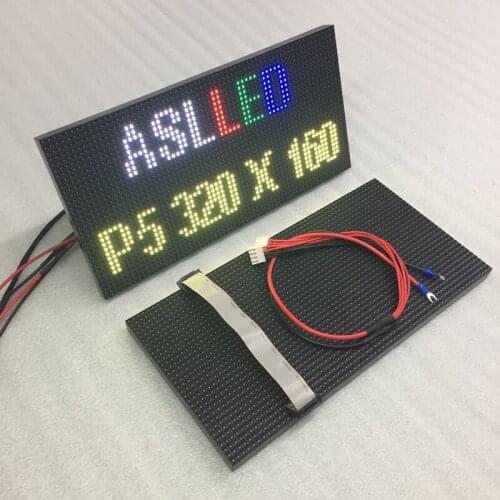 High quality indoor led display screen p5 rgb led module 1/16s smd2121 indoor full color led video wall screen module 320x160mm