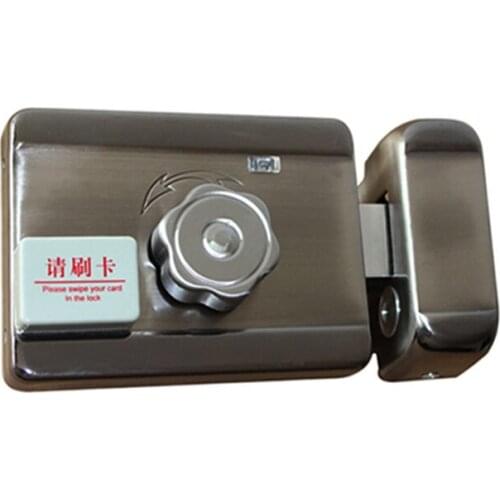 20pcs ID Smart Cards DC12V Door and gate RF Access Control system Electronic integrated RFID Door Rim lock with RFID reader