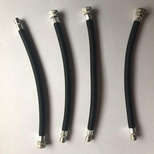 Bicycle Pump Extension Hose Inflator Tube Pipe Cord Cycling Pumpings Service Parts Longer Use150Psi Schrader A/V Valve