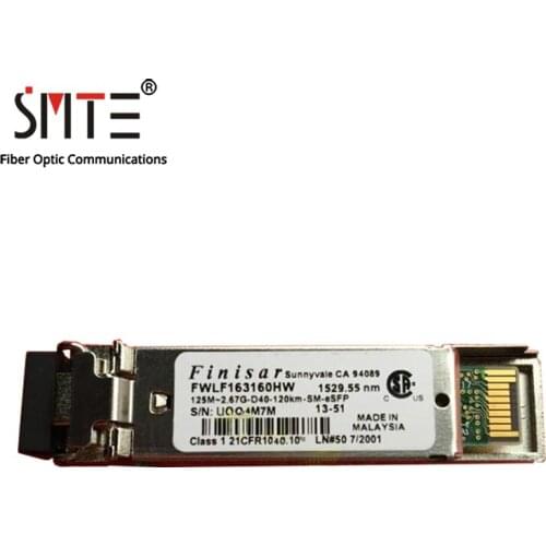 Finisar FWLF163160HW 125M-2.67G-120KM-1529.55NM-ESFP DWDM Fiber Optical Module