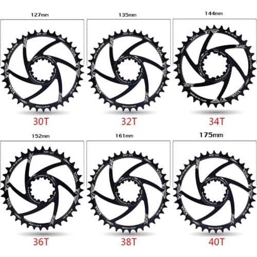 MTB Gxp Bicycle Crank Fixed Gear 30T 32T 34T 36T 38T 40T Chainring Chainwhee for Sram Gx X01 X1 X9 Gxp Crankset 3mm Off D5QD
