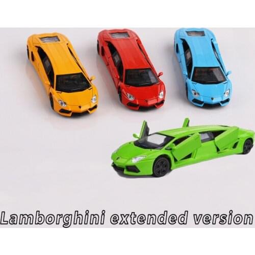 1:32 extended version Alloy Sports Model Diecast Sound Light Super Racing Car Lifting Tail Hot Wheel For Children