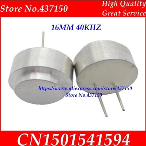 10PCS/lot ,waterproof ultrasonic sensor Transceiver Integrated diameter 16MM 40KHZ