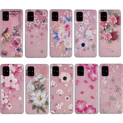 Case For Xiaomi 9T 9A 9C 10X CC9e CC9 A3 10 Redmi Note 9 8T 8 7 K30 K20 Lite Pro Max Soft Silicone Relief Flower Cover