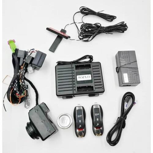 For Porsche Cayenne Year 2006-2010 Add Push Button Start Stop System PKE Keyless Entry System and Remote Start System