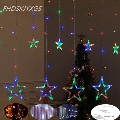 FHDSKJYXGS LED Garland Curtains