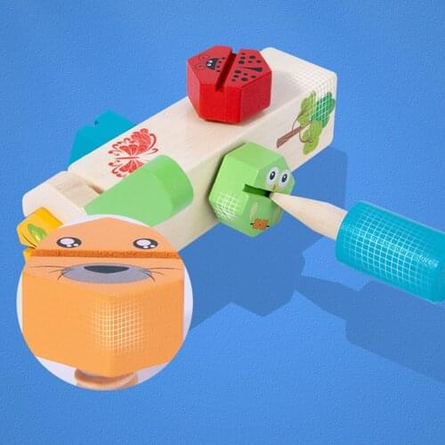 Montessori Baby Screw Nut Toy Manipulative Hands-on Ability Development