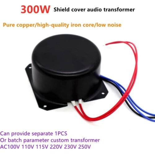 Customized 110V 300W low noise Full Shield Irrigation Seal Resin transformer Pure copper /high-quality iron core/ amplifier NEW