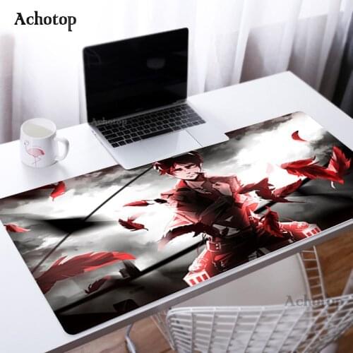 Attack on Titan Carpet Anime Mouse Pad Computer Mousepad XXL Logo Gaming Padmouse Gamer Laptop Keyboard manga Mouse Mats gift
