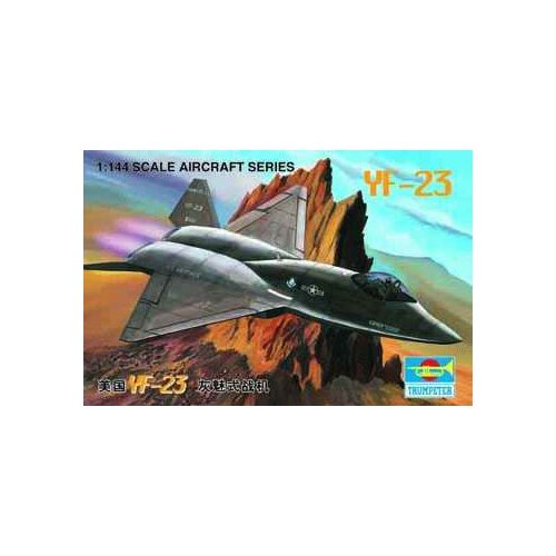 TRUMPETER Model 01332 1/144 Scale Airplane YF-23 Assembly Model Building Scale Airplane Model Kits