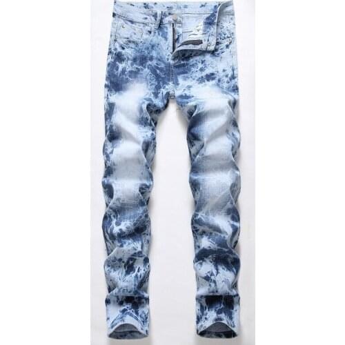 Mens Slim Elastic Jeans Fashion Causal Plus Size 42 Jeans Skinny Mens Jeans