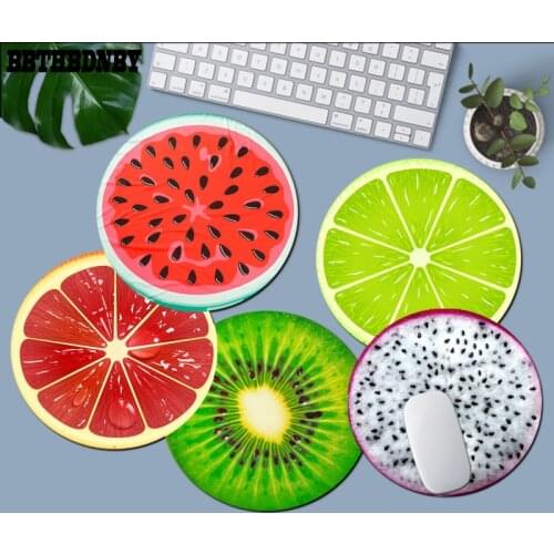 Summer fruit Watermelon orange lemon kiwi Soft Rubber Professional Mouse Pad Anti-Slip Laptop Mice Pad Mat gaming Mousepad