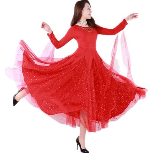 New ballroom waltz modern dance dress ballroom dance competition dresses standard ballroom dancing clothes tango dress