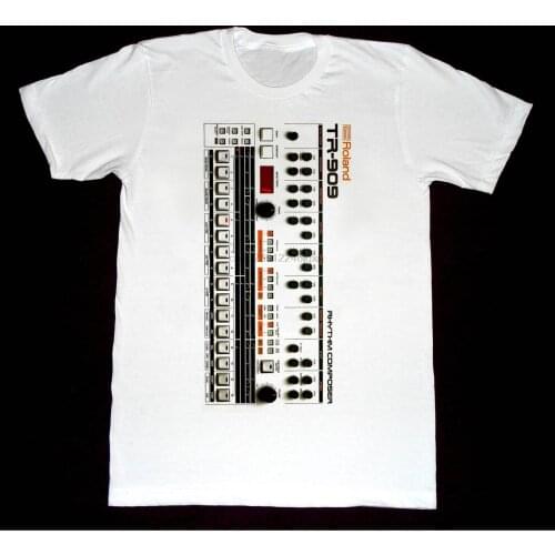 Roland 909 Drum Machine Tshirt 7 Shirt Vintage Moog Synthesizer Korg Arp Mod