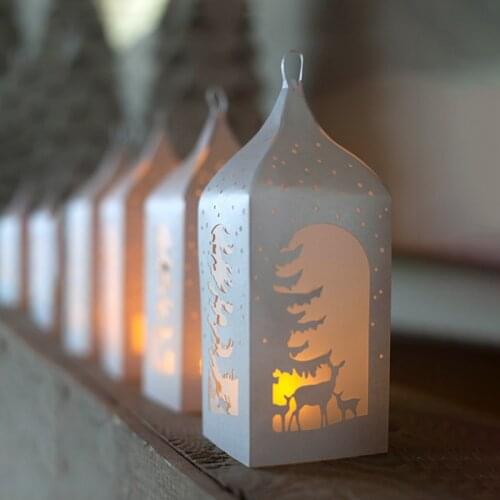 Christmas Lantern Scrapbooking Metal Cutting Dies New tree deer Craft Dies Cut for DIY Paper Card Making stamps and dies