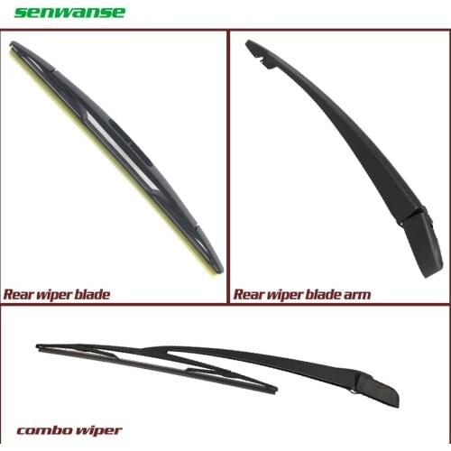 Senwanse Rear Wiper Bade and arm for Citroen Xsara Picasso 1999-2012 back windshield windscreen wiper blade