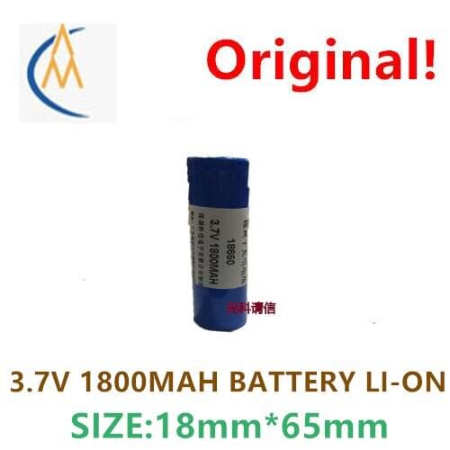 Brand new genuine 3.7V polymer lithium battery 18650 1800mAh flashlight with full capacity