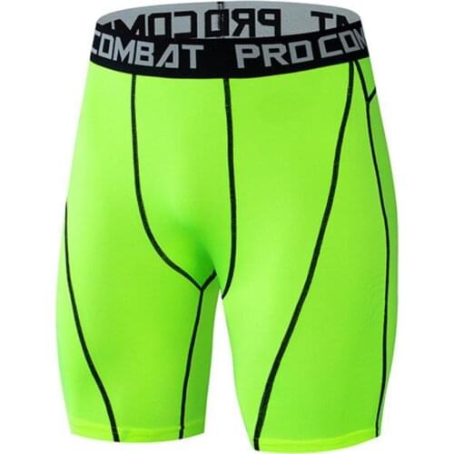 Comfortable Mens Compression Shorts Lightweight Tights Shorts Quick Dry Polyester Moisture Wicking Gym Active Shorts for Hiking