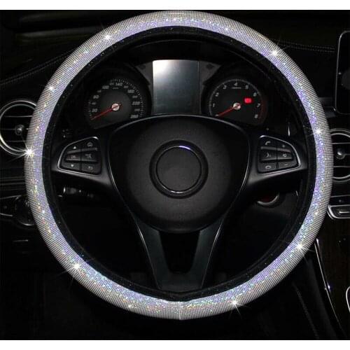 Universal Car Steering Wheel Cover Skidproof Auto Steering Wheel Cover Anti-Slip Pu Leather Car-styling Car Accessories