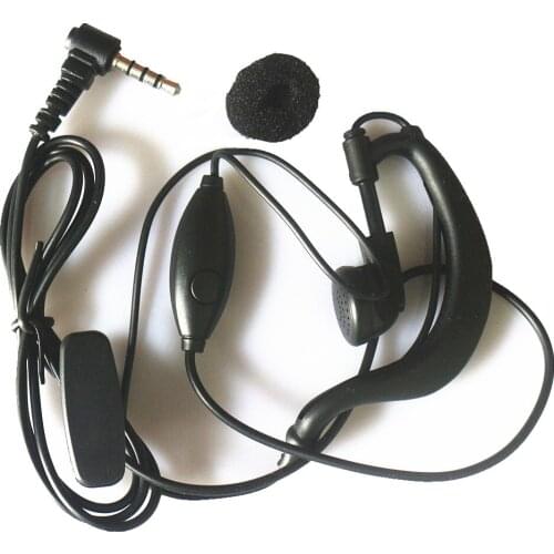 10pc High Quality G-Shape Ear hook Headset Earpiece PTT For Yaesu Vertex Radio FT-50, FT-60, FT-10R, FT-40R, FT-50R, FT-60R