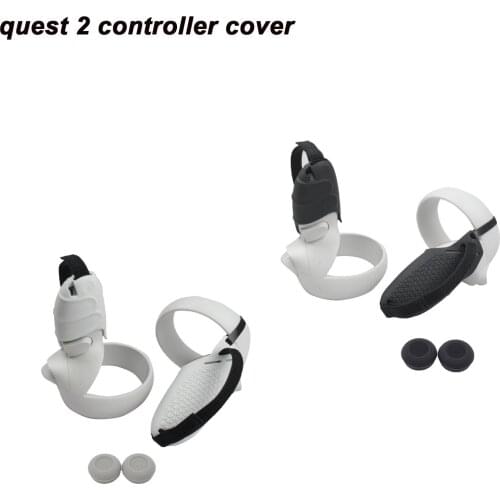Touch Controller Grip Cover For Oculus Quest 2 Grips Anti-Throw Handle Protective Knuckle Straps VR Accessories Protective Cover