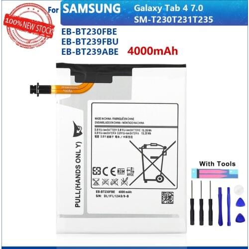 100% Genuine EB-BT230FBE For Samsung Galaxy Tab 4 7.0 7.0" T230 T231 T235 SM-T230 SM-T231 SM-T235 Tablet Battery With Tools