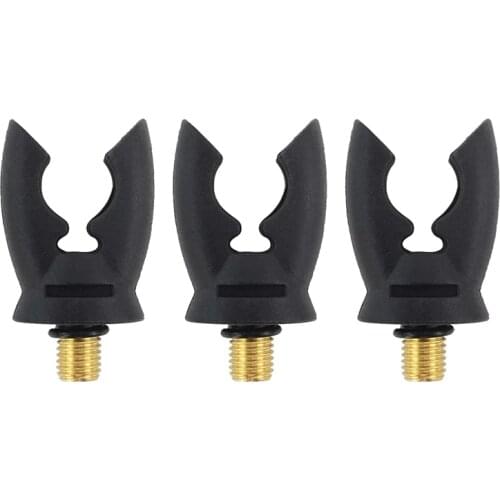 3Pcs Carp Fishing Grip Rod Rest Head Silicone Gripper for Carp Fishing Alarm and Buzz Bar Fishing Accessories