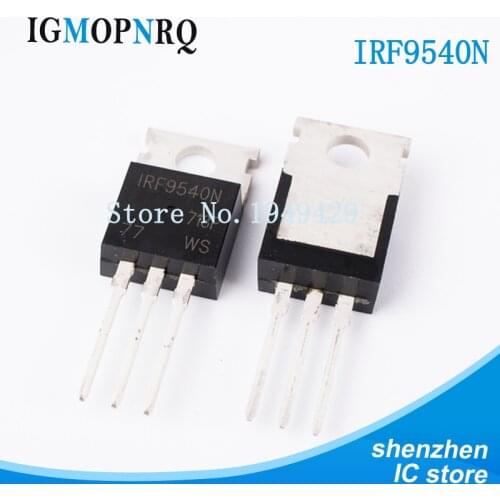 50PCS IRF9540N IRF9540NPBF IRF9540 TO-220 MOSFET MOSFT PCh -100V -23A 117mOhm 64.7nC new