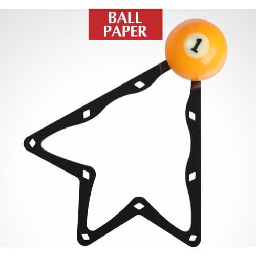 Kick-off Film Billiard Pendulum Stickers Ball Paper Wear-resistant High-tech Nanomaterial Cost-effective Black 8 Accessories