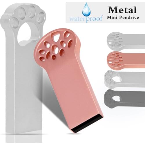 Over 10pcs free logo)Metal USB2.0 high-speed flash drive 64GB 128GB 32GB 16GB 8GB portable flash drives Waterproof pen drive