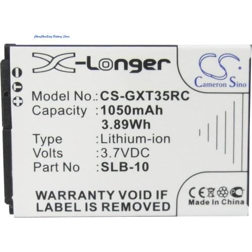 Cameron Sino 1050mAh Battery SLB-10 for Trust GXT 35 Wireless Laser Gaming M, Trust GXT 35