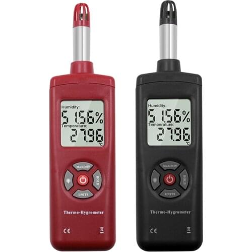 Digital Thermo-Hygrometer Hygrometer Temperature Humidity Meter LCD Display with Backlight Thermometer High Quality and New