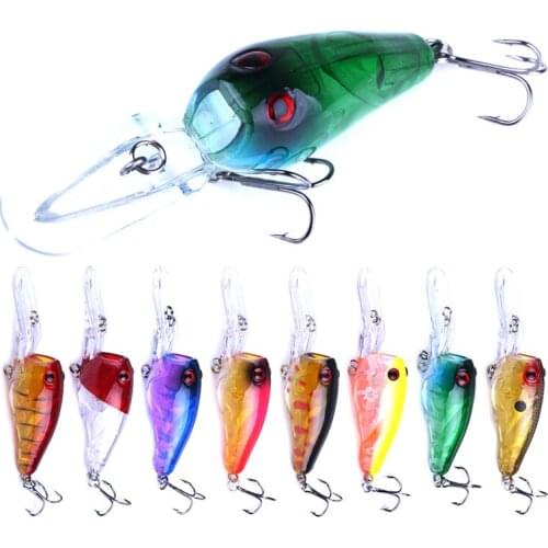 Hengjia 1pcs 9CM-11.5G Floating Crankbait Artificial Wobbler Hard Bait Rattling Fishing Lure Tackle